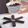 Креативная складная подставка под горячее, термостойкая подкладка для обеденного стола, защита столешницы, компактный защитный коврик