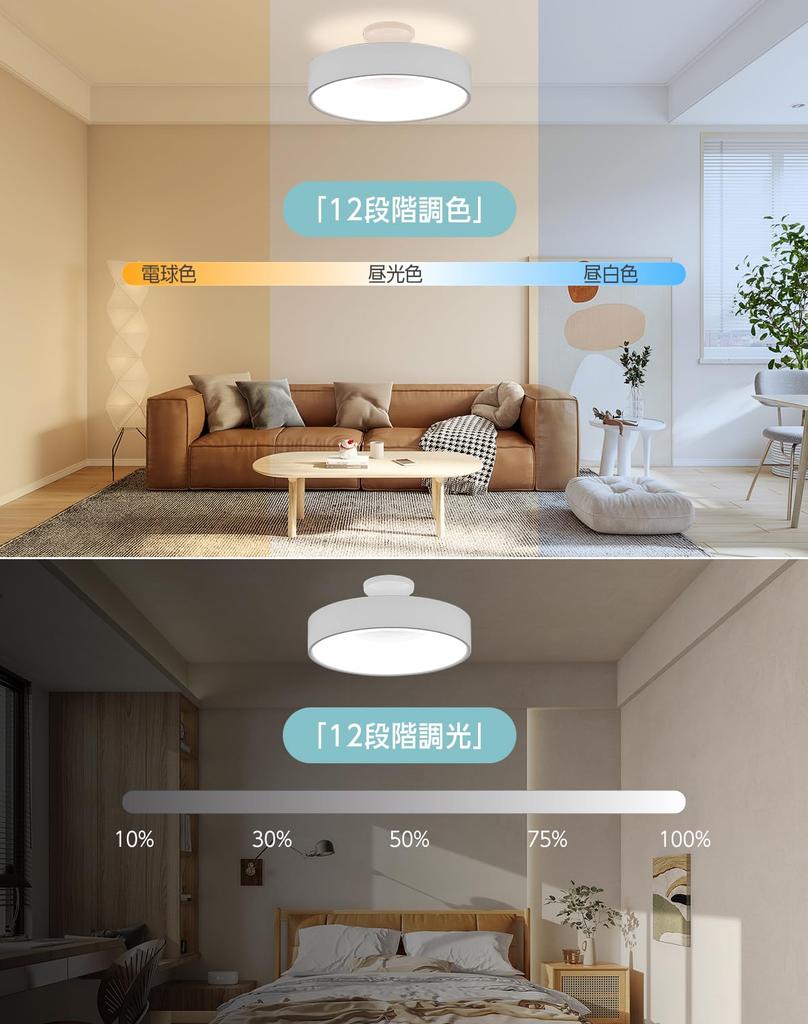 Ceiling LED 12 Levels of Color Dimmable Indirect Night Light Remote Control Ceiling LED Energy Easy Ceiling Japanese Western Living Japanese