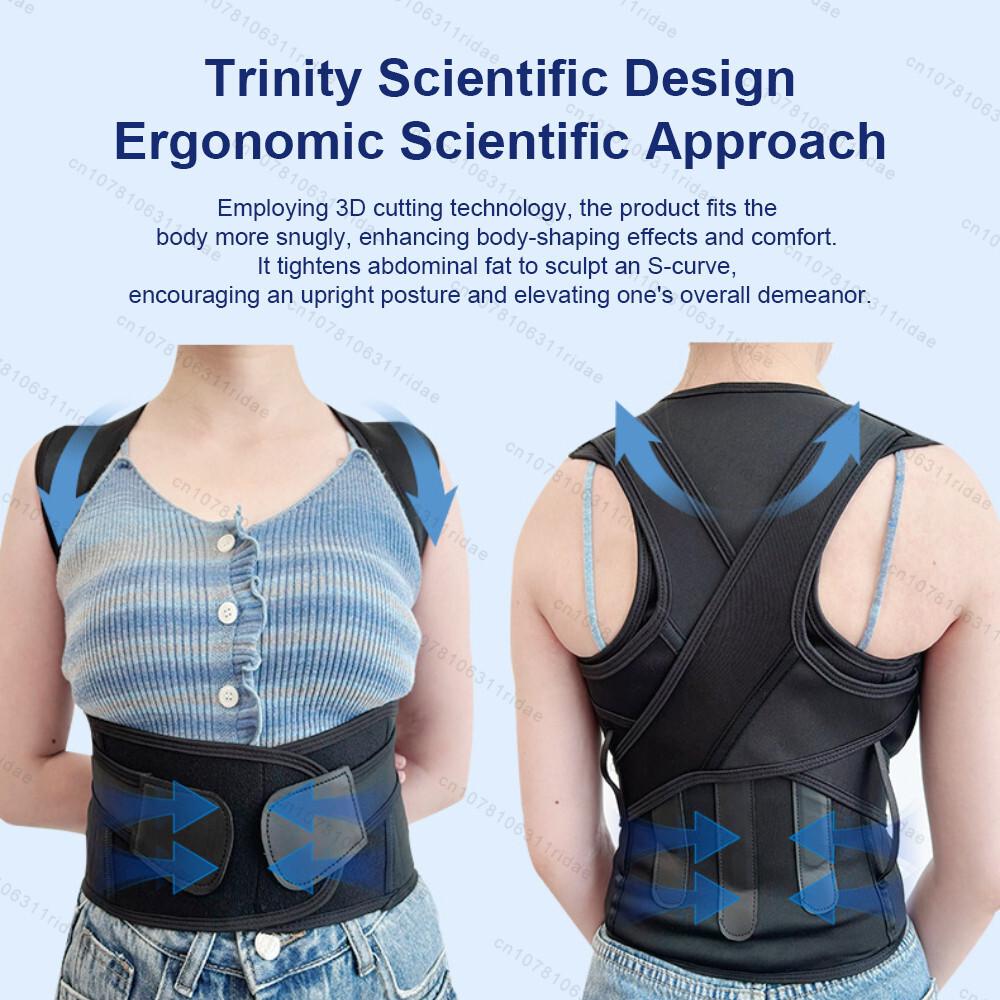 Adjustable Back Brace Posture Corrector Shoulder Support Belt Upper Lower Back Straightener Hunchback Correction Spinal Support