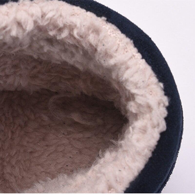 Зимние женские ботинки, теплые парные зимние сапоги, модные женские ботильоны на шнуровке с толстым носком, женская обувь