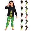 Children's  Boys And Girls Thin Two-piece  Long-sleeved Pants Two-piece