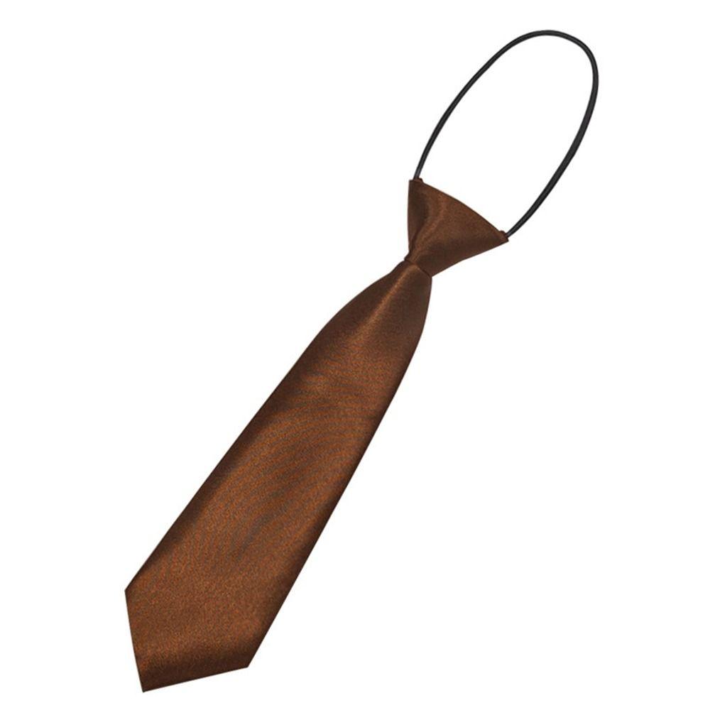 Shirt Accessories For Kids for Wedding Solid Color Children Tie School Uniform Tie Elastic Necktie