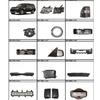 1 Pcs Black Inner Door Handle Frame for Pajero V90 MR655490 Inner Decorative Lock Cover for Montero V70 2000- for Shogun V80
