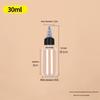 Прозрачный ПЭТ флакон с дозатором-носиком - Доступен в размерах 30 мл, 100 мл и 500 мл