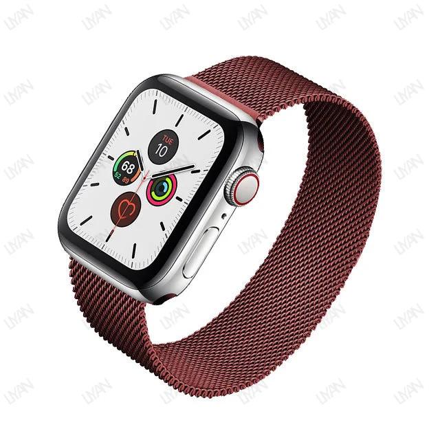 Миланская петля для ремешка часов 44 мм 45 мм 40 мм 41 мм 46-42 мм браслет pride iwatch series 9 8 7 6 SE 5 4 10 ultra 2 49 мм ремешок