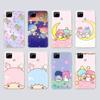Прозрачный чехол для Samsung A04 A14 A23 M33 M53 Realme 10 9 C35 C55 VIVO X80 Infinix Hot 30 Note 11 Tecno Spark 8P Pro L-1 Lovely Little Twin Star