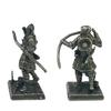 White Copper Metal Warrior Arab Knight Soldier Model Miniature Figurines Board Game Pieces Car Decoration Boy Gift