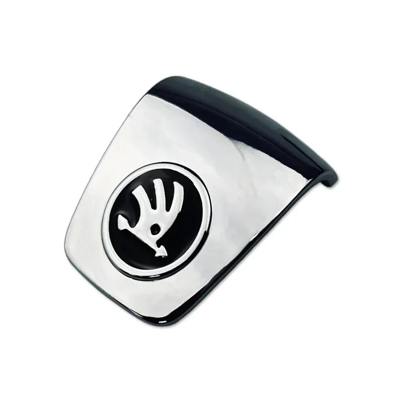 Car Gear Knob Cap for Skoda Superb Fabia Octavia Yeti Kodiaq Karoq 2 A7 Tour RS Rapid Emblem Shift Lever Head Cover Accessories bst433