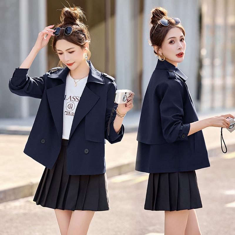 Женский тренч петит - Универсальная мода для весны и осени ZY2505