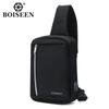 Новая мужская нагрудная сумка, деловая, большой вместимости, на плечо, сумка-мессенджер, с USB-зарядкой, сумка для хранения