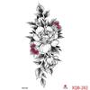 1PCS Waterproof Tattoos Temporary Tattoo Sticker Flowers Rose Body Tattoos for Women Art Arm Hand Tattoos Wolf Tiger Lion Painting Tatoos