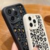 Чехол из ТПУ с леопардовым принтом для iPhone 14 15 16 Pro 13 12 11 Pro Max 15 Plus 16e Ударопрочный Мягкий Силиконовый Чехол для Телефона Fundas