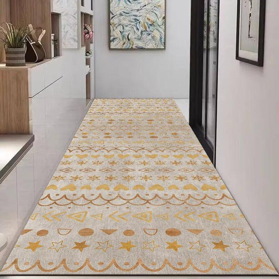 Bohemian Long Corridor Carpet Hallway Entry Door Mat Home Porch Hotel Hall Aisle Rugs Decor Bedroom Bedside Balcony Floor Mat