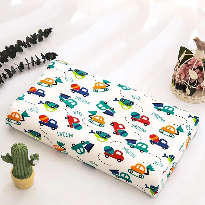 Детская наволочка для подушки от 1 до 6 лет, специальная наволочка для латексной подушки, наволочка из чистого хлопка с рисунком «Четыре сезона»