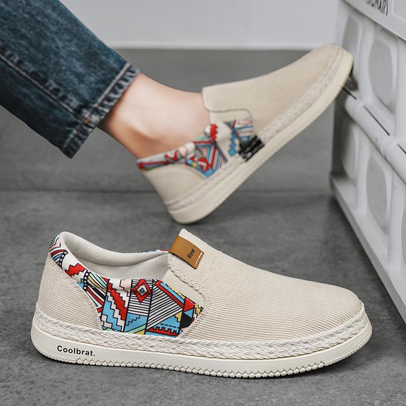 Модные плоские парусиновые туфли для мужчин, льняные мокасины для рыбалки, летние мужские кроссовки, обувь нового стиля, кроссовки, мужская повседневная обувь для мужчин