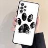 Dogs Are Girls Best Friends Dog Paw Case For Samsung Galaxy A23 A33 A13 A21s A71 A31 A51 A53 A32 A52 A72 A22 Black Soft Cover