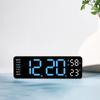 12/24H Digital Alarm Clock LED Clock for Bedroom Electronic Desktop Clock for Home Bedroom Office LED Digital Clocks