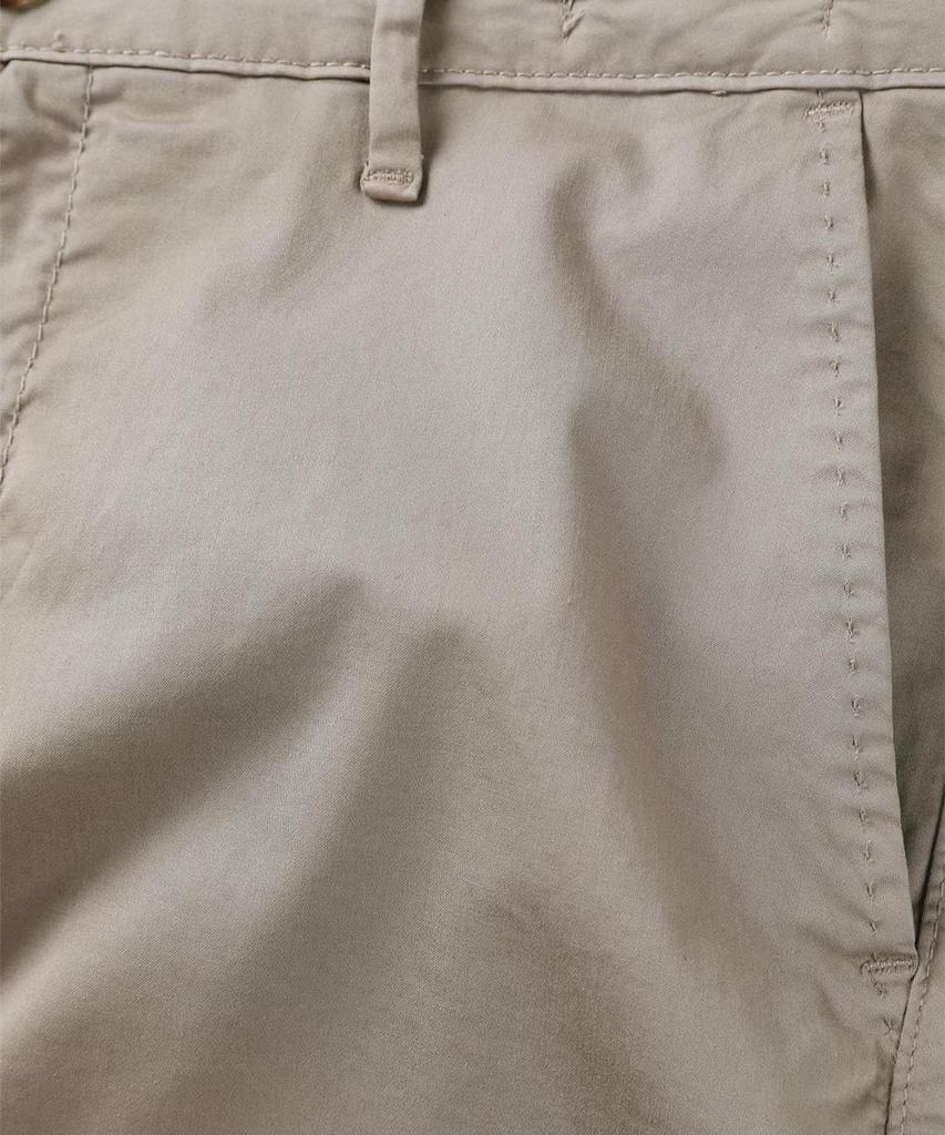 PANICALE Slim Fit Beige Cotton Pants [Beige]
