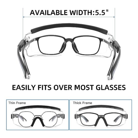 Защитные очки с защитой от запотевания, удобные защитные уплотнения, защита от прозрачного зрения, пыленепроницаемые очки для мужчин и женщин