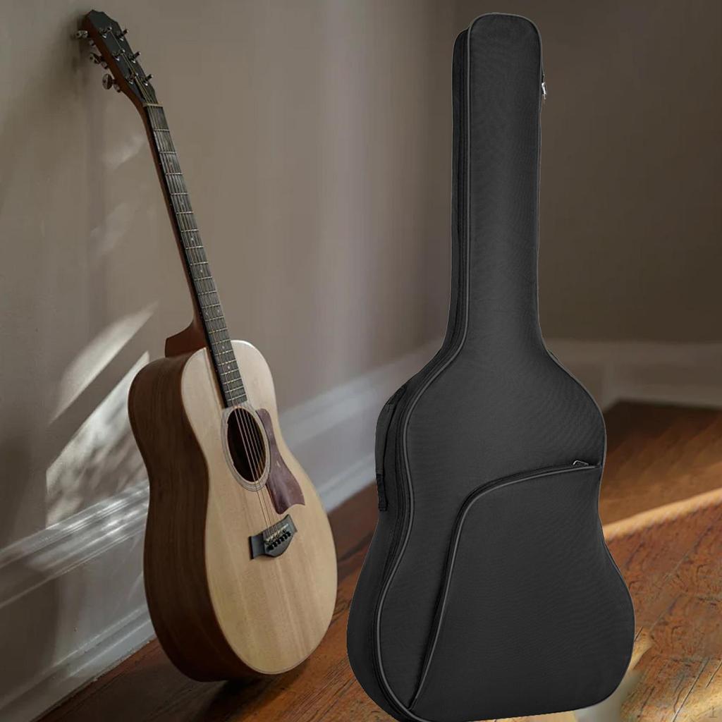 Сумка для акустической гитары, электрический бас, сценическое выступление, рюкзак с двумя ремнями