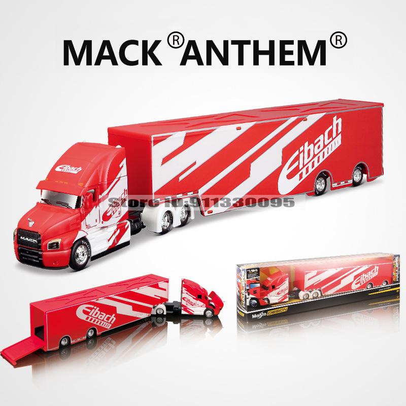 Майсто 1:64 MACK Anthem LoneStar UP Транспорт Литье Производство Прицеп Модель Симуляция Модель Коллекция Автомобилей из Сплава