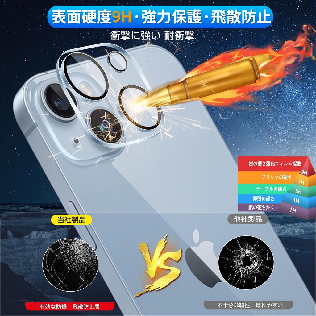 iPhone 14 iPhone 14 Plus Lens Protection Film Domestic AGC Asahi Glass Material Compatible iPhone 14 iPhone 14 Plus Camera Film 9H Surface Hardness