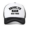 Летняя повседневная бейсболка с принтом букв Brooklyn New York, модная, для улицы, спорта, от солнца, Snapback, дышащая сетчатая кепка-тракер