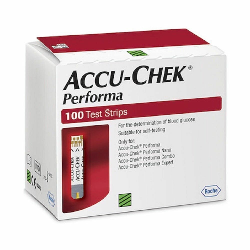 Accu-Chek Performa 100 Test Strips Exp February-2026 Made In USA