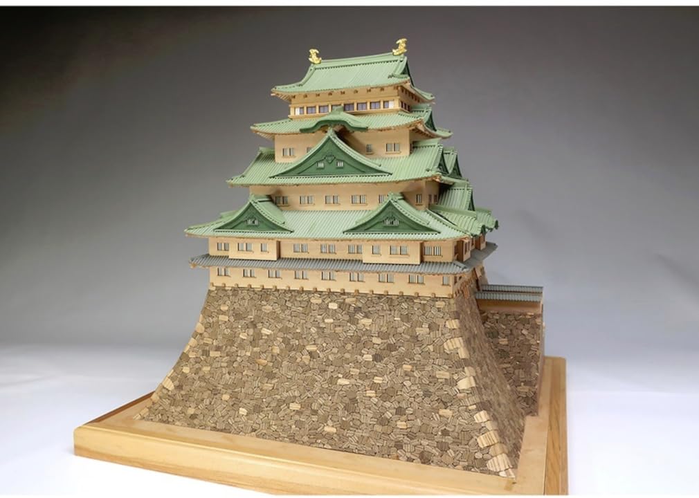 Woody Joe 1/150 Nagoya Castle Wooden Model Assembly Kit (Building)