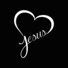 JESUS HEART Sticker On The Car Vinyl Decal Waterproof Decoration Car Stickers