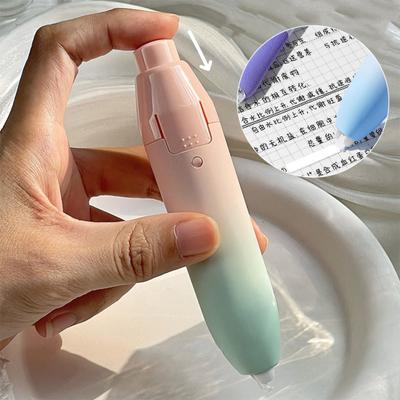 Корректирующая лента Yousheng, компактный корректирующий инструмент нажимного типа, градиентная цветная канцелярская корректирующая ручка для домашней школы