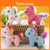 Adorable Rainbow Unicorn Plush Keychain Wholesale Pony Doll Pendant For Girls' Backpacks