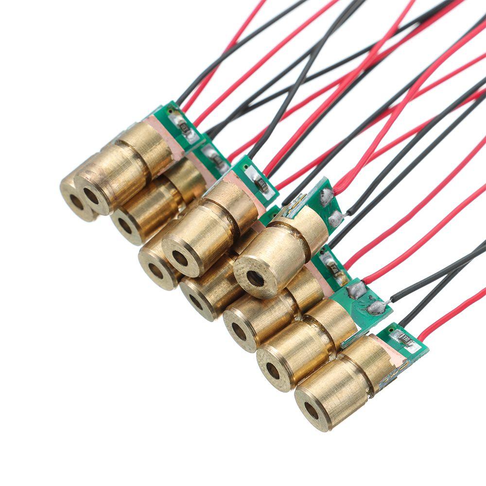 Hot Sale 5 Million Watt Red Sight Adjustable Lasers Laser Diodes Dot Diode Module 650nm 6mm 3V