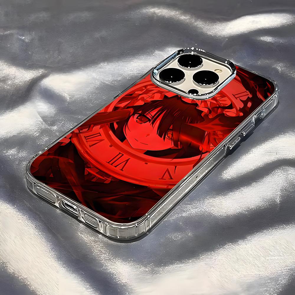 Аниме Date A Live Токисаки Куруми Милый чехол для телефона для iPhone 17 Pro Max 16 15 14 Pro Max iPhone 13 Pro Max 11 Plus Прозрачный C