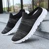 Мужская обувь, новые тапочки из сетчатой ткани, дышащая повседневная обувь, мелкий носок, мягкая подошва, полуподдержка, одна педаль, простые туфли