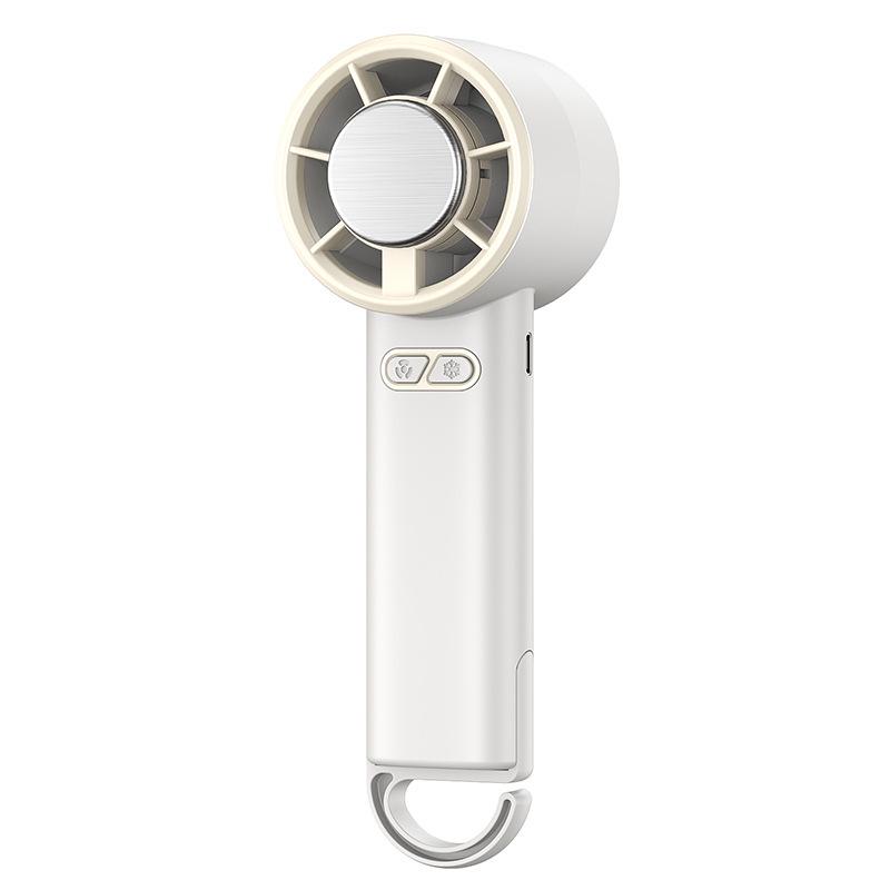 Portable Digital Display Cooling Fan with 199 Settings - Handheld, Desktop, Carabiner Compatible for Outdoor Use