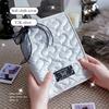 Y2K American Retro Silver Star Heart Bubble Fabric Cover Card Album Cute Girl Kpop 3-дюймовая фотокарточка для коллекционирования 80 шт. слот для карт
