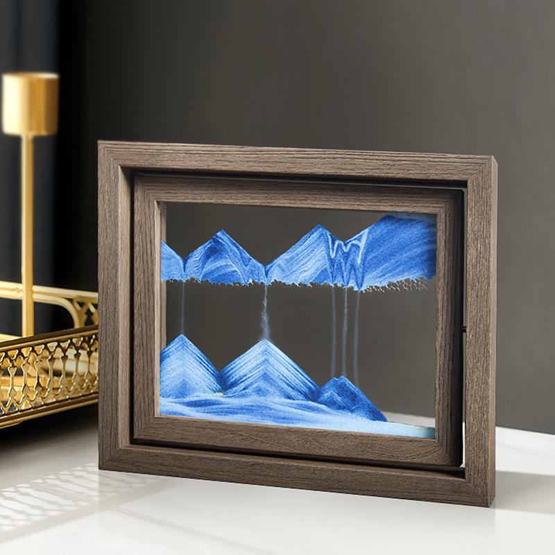 Фоторамка-украшение 3D Дерево Песок Вращающаяся Картина с песком Подарок на День Рождения Креативный Подарок Дом Офис