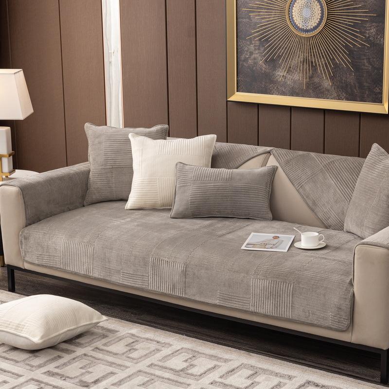 Нордический Инс Молочно-белый Модный Диванная Подушка Нескользящий Чехол для Дивана Чехол Чехол Осень и Зима Четыре Сезона Комбинация Диванная Подушка