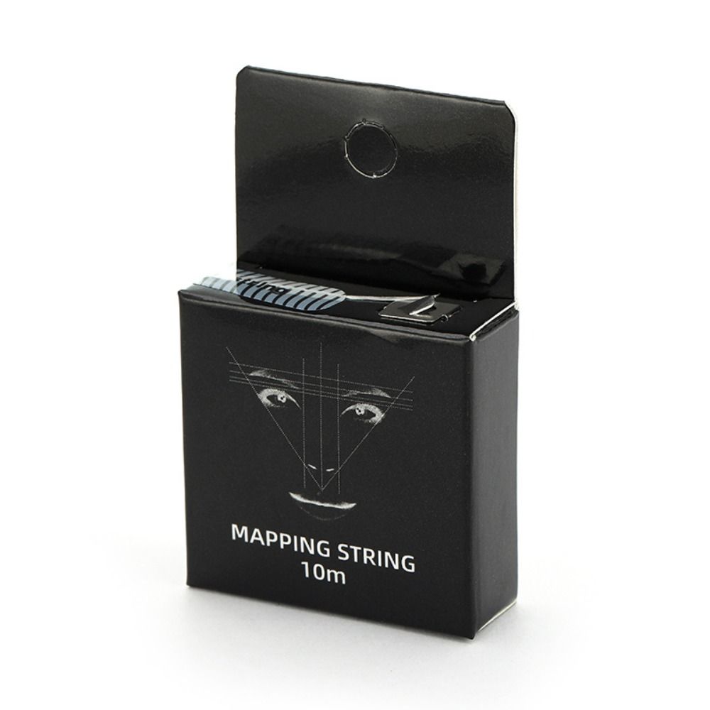 10 м маркер для бровей, нить с предварительно нанесенными чернилами, инструмент для рисования бровей, нить для татуировки бровей, бровей