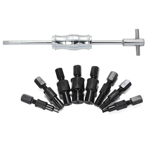 9-Piece Blind Inner Bearing Puller Set with Slide Hammer, Internal Tool Kit for 8-32mm Bearings (Inner Bearing Puller)