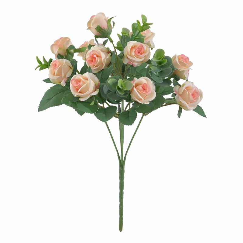 Small Rose Artificial Bouquet For Photography Props House Decoration Fashion