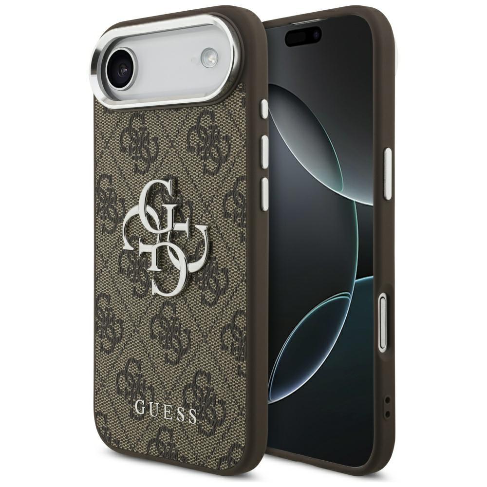 Guess 4G Big 4G Classic Logo Case for iPhone Air Brown Silver