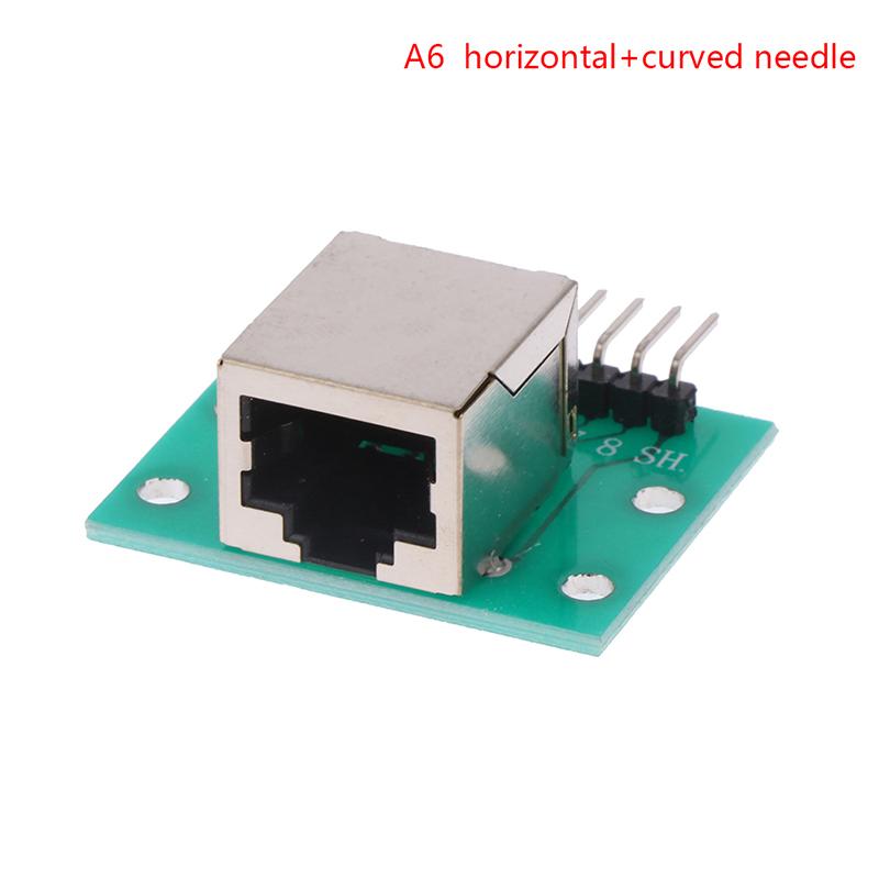 1 шт. Адаптерная плата Rj45 для модульного разъема Ethernet Xh2.54, сетевой интерфейс + коммутационная плата + штыревой разъем