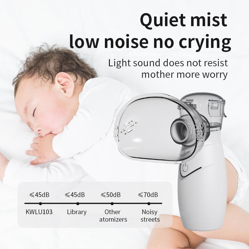 Portable Handheld Atomizer Medical Grade Electronic Atomizer for Children and Adults Ultrasonic Microgrid Household Atomizer