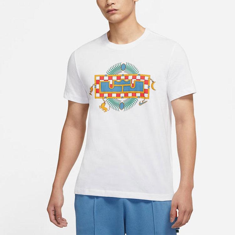 Nike Футболки Мужские Белые С Круглым Вырезом Умеренные Другие DN2902-100