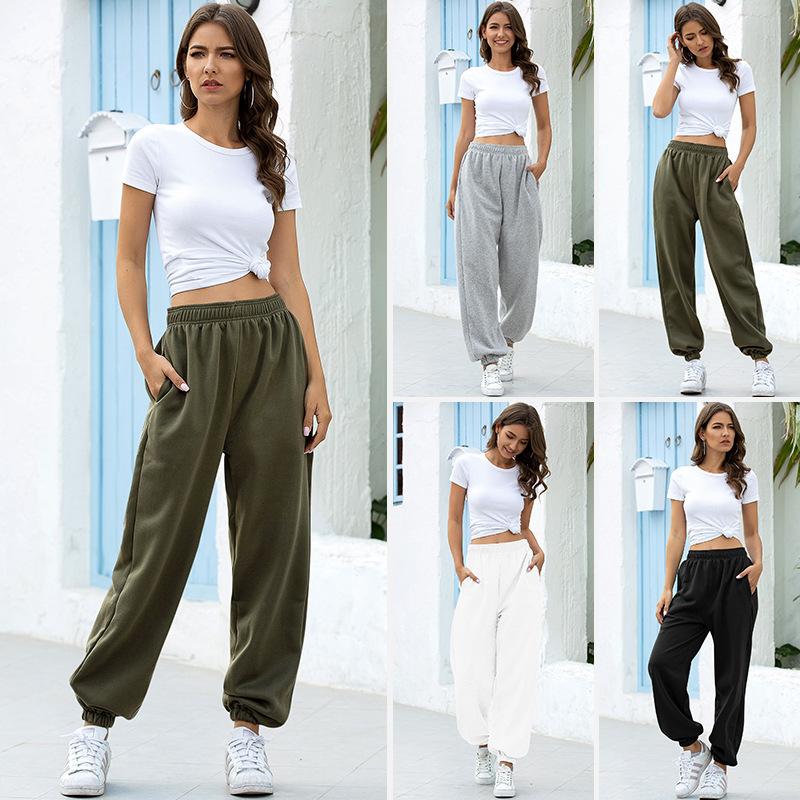2023 Women's Pants Home Casual Sports Loose Leg Pants