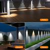 Outdoor Solar Wall Light with Motion Sensor, Ultra-Bright LED Spotlight, Decorative Solar Fence Light