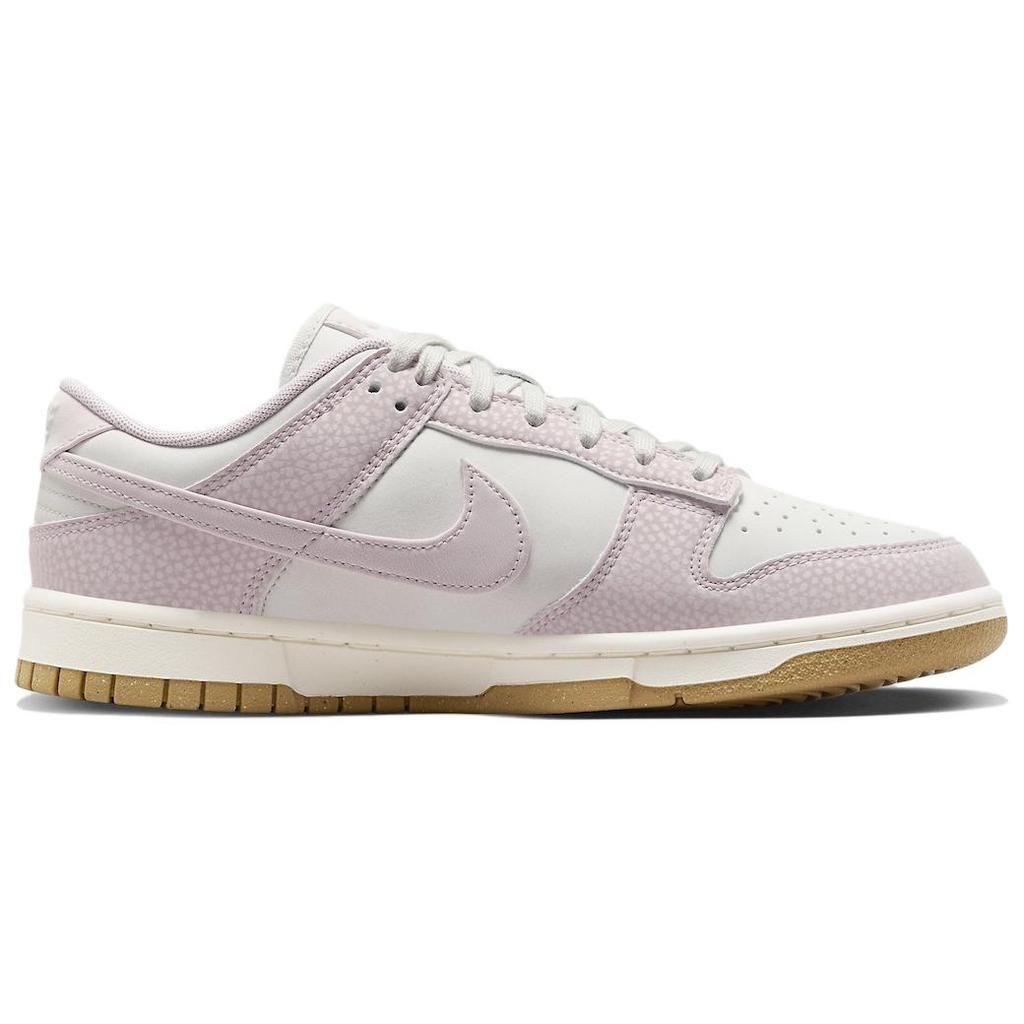 Nike Dunk Low Premium Next Nature Платиновый Фиолетовый Gum Женские кроссовки Кремовый Светло-Кожаный Gum-Светло-Коричневый FN6345-001