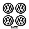 4Pcs Car Styling Wheel Hub Center Caps Stickers Rim Badge Cover for Volkswagen VW GTI Polo Golf Passat zd7